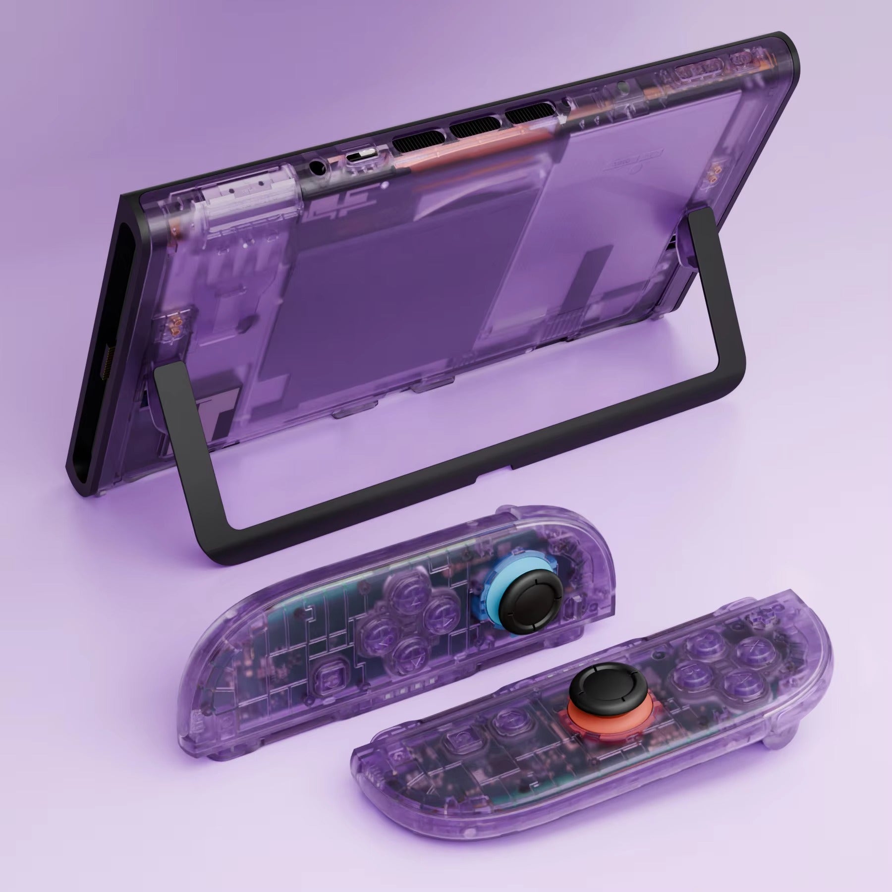 KyronMod Clear Edition Case Mod for Nintendo Switch 2 Joy-Con & Console
