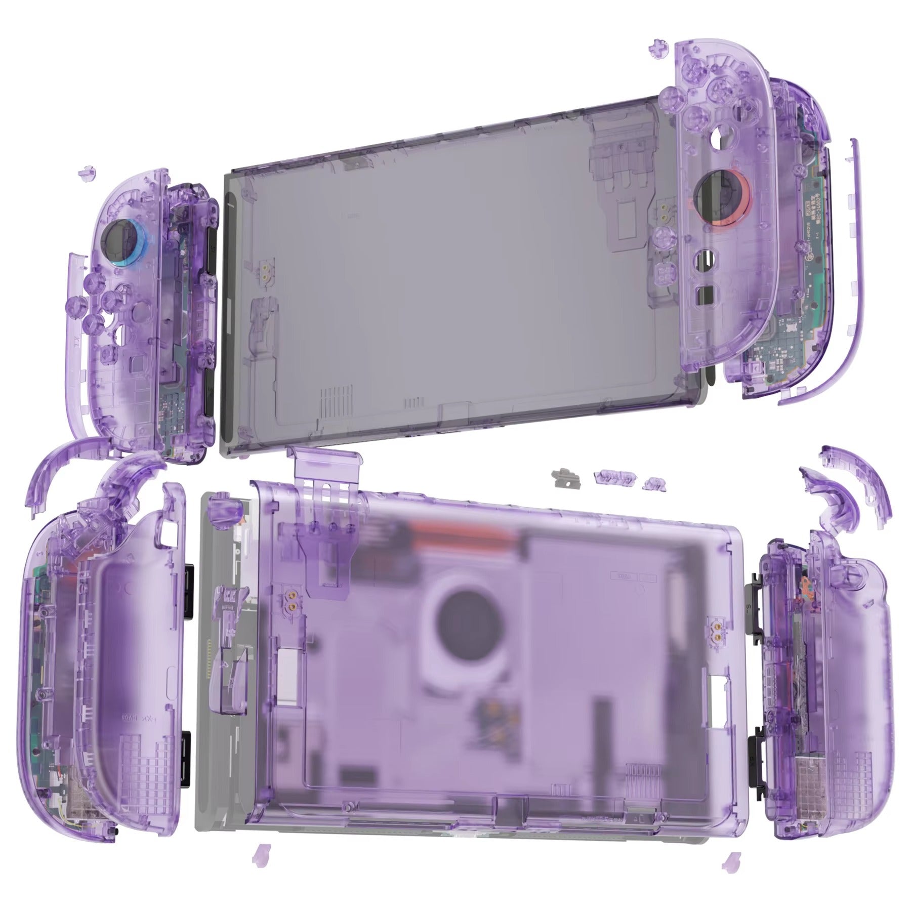 KyronMod Clear Edition Case Mod for Nintendo Switch 2 Joy-Con & Console